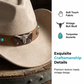 📢📢50% OFF !! ⏰Unisex Suede Cowboy Hat with Vintage Bull Band and Wind Rope