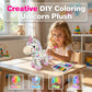 🏠🐱‍🐉DIY Color-In Unicorn Plush Toy Kit