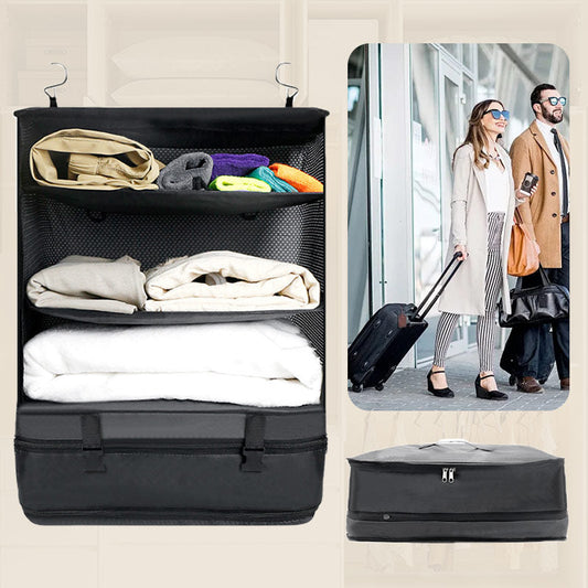 🏠Portable Foldable Triple Mesh Organizer Hanging Bag