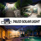 🏠🌞Solar 3-Heads Wall Light With Sensor Lighting Function