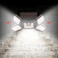🏠🌞Solar 3-Heads Wall Light With Sensor Lighting Function