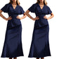 🌸 50% OFF NOW! 🌸Women's V-Neck Polka Dot Maxi Dress