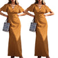🌸 50% OFF NOW! 🌸Women's V-Neck Polka Dot Maxi Dress