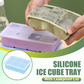 📢📢 BUY 2 GET 1 FREE🎉Silicone Ice Cube Tray with Leakproof Lid