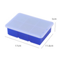 📢📢 BUY 2 GET 1 FREE🎉Silicone Ice Cube Tray with Leakproof Lid