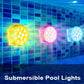 🌀🌊Submersible LED Pool Lights (RF Remote Control)