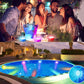 🌀🌊Submersible LED Pool Lights (RF Remote Control)