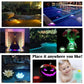 🌀🌊Submersible LED Pool Lights (RF Remote Control)