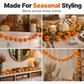 🌼LAST DAY SPECIAL £12.99! 🎃Artificial Marigold Flower LED String Lights – Waterproof 8 Lighting Modes, 20 LEDs Battery Powered, Decor for Halloween, Day Of The Dead Altar, Porch & Indoor Festival Decor