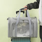 🐾🌞Large Foldable Mesh Cat Carrier Bag