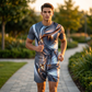 👕 2026 Sale — Over 41,000 Sold!🔥Men's Casual Graphic T-Shirt and Shorts Set