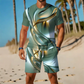 👕 2026 Sale — Over 41,000 Sold!🔥Men's Casual Graphic T-Shirt and Shorts Set