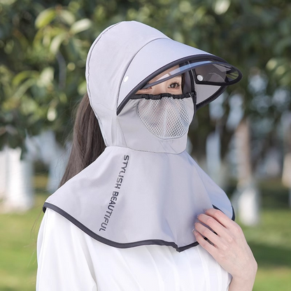 📢📢50% OFF !! ⏰Summer Cycling Sun Hat with Neck Face Cover