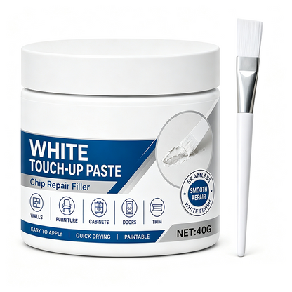 🧹White Furniture Touch-Up Paste with Brush