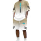 🎨Men's Summer T-Shirt & Shorts Two-Piece Set