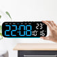 ⌚️LED Display Digital Alarm Clock with Date Temp Weekday