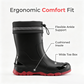 🎉 2026 Sale — Over 47,000 Sold!🌧️Unisex Mid-Calf Waterproof Rain Boots – Anti-Slip Sole, Easy Clean 👢