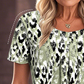 ⏳ Limited time 49% off! 🔥Women's Casual Printed Round Neck Short Sleeve Top
