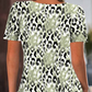 ⏳ Limited time 49% off! 🔥Women's Casual Printed Round Neck Short Sleeve Top