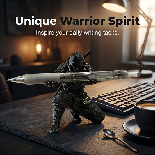 📢Creative 3D Printed Ninja Warrior Pen Holder