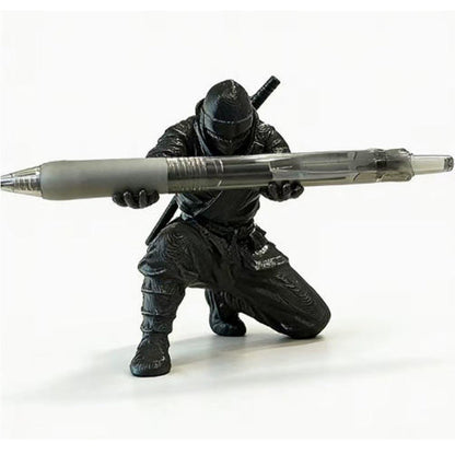📢Creative 3D Printed Ninja Warrior Pen Holder