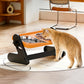 Adjustable Height Ergonomic Elevated Pet Bowl