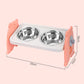 Adjustable Height Ergonomic Elevated Pet Bowl