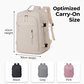 👔Large Capacity Travel Water Resistant Laptop Bag