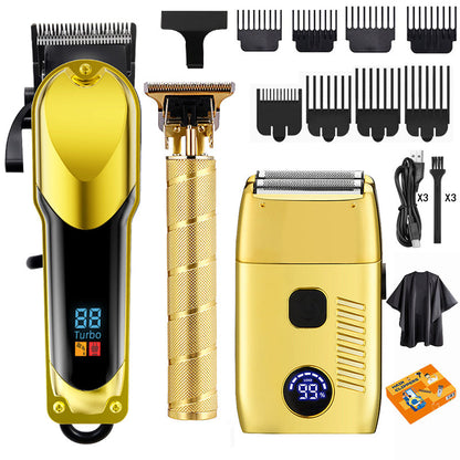 ✂️ 50% OFF NOW! ⚡ Professional Men's Electric Hair Clipper Set – Titanium blades, precise cutting & cordless – Perfect for home grooming & barber style 💈