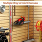 🏠Heavy-Duty Wall Mount Chainsaw Hanger