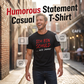 🔥 Pro-Favorite Funny German Slogan Men's Black T-Shirt – Polyester – Breathable 🇩🇪