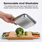 🥕🔪Wooden Cutting Board with Slide-Out Trays