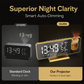 🏠⏰Smart Radio Projection Clock Dual Alarm