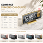 🏠⏰Smart Radio Projection Clock Dual Alarm