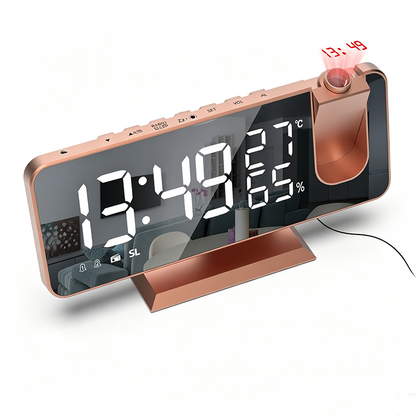 🏠⏰Smart Radio Projection Clock Dual Alarm
