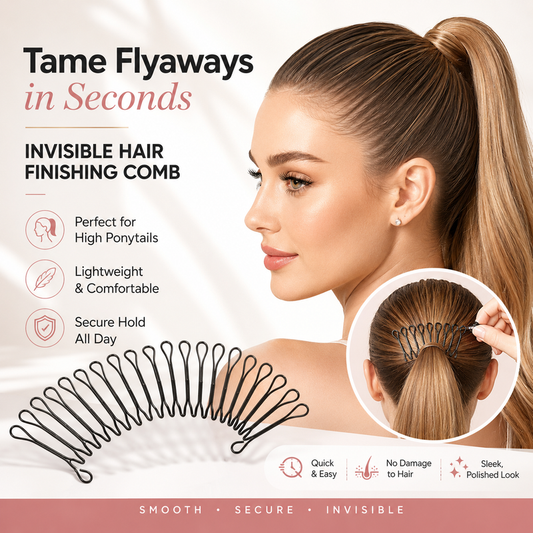 💇‍♀️  Invisible Hair Comb – Flexible, non-slip & secure hold 🌟