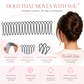 💇‍♀️  Invisible Hair Comb – Flexible, non-slip & secure hold 🌟