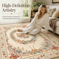 ⏳Limited-time 76% off⏰Easy-Care Floral Area Rug🦋🛋️