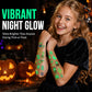 📢📢50% OFF !! ⏰ Light Up Your Halloween Look! Glow-in-the-Dark Temporary Tattoos | Waterproof & Fun Party Accessories