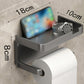 🔩Wall-Mounted Toilet Paper Holder with Storage Shelf