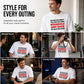 Men's Casual Crewneck Funny Slogan Top