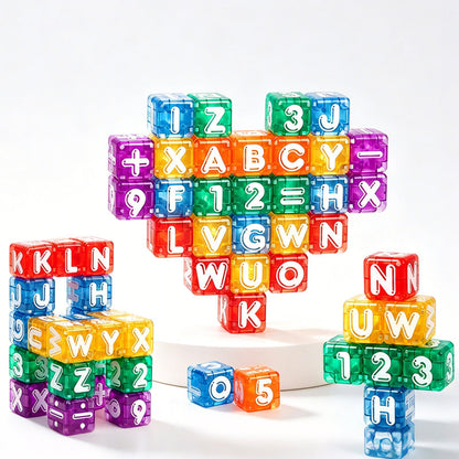 Magnetic Alphabet Number Cubes for Children