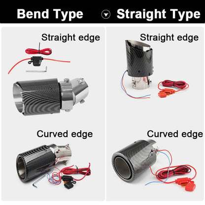 📢📢40% OFF !! ⏰ Universal LED Car Exhaust Pipe Light – Stylish Rear Glow for Any Drive