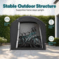 🚲🏠 Outdoor Portable Bike Storage Shed – weather-resistant, spacious, easy assembly – fits bikes, tools & lawn mower. 50% OFF! 🔥💪