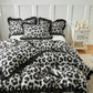 🐆 50% OFF NOW! 🛌 Leopard Print Ruffled Duvet Cover Set – Soft fabric, chic ruffle detail & vibrant print – Perfect for a bold, cozy bedroom makeover ✨