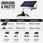 📢📢50% OFF !! ⏰Waterproof Outdoor Solar-Powered Hanging Light