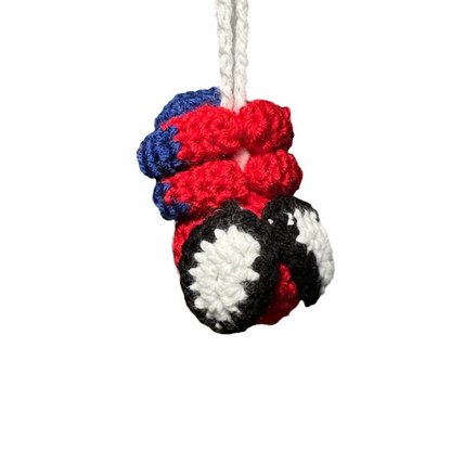 🔥HOT SALE!🕷️ Superhero Inspired Crochet Spider Charm – Fun Car & Bag Decoration
