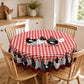 📢📢50% OFF !! ⏰Red Plaid Rooster Tablecloth
