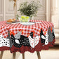 📢📢50% OFF !! ⏰Red Plaid Rooster Tablecloth