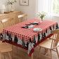 📢📢50% OFF !! ⏰Red Plaid Rooster Tablecloth